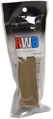 RWB Mag for Glock 17 9MM 17Rd Tan Poly